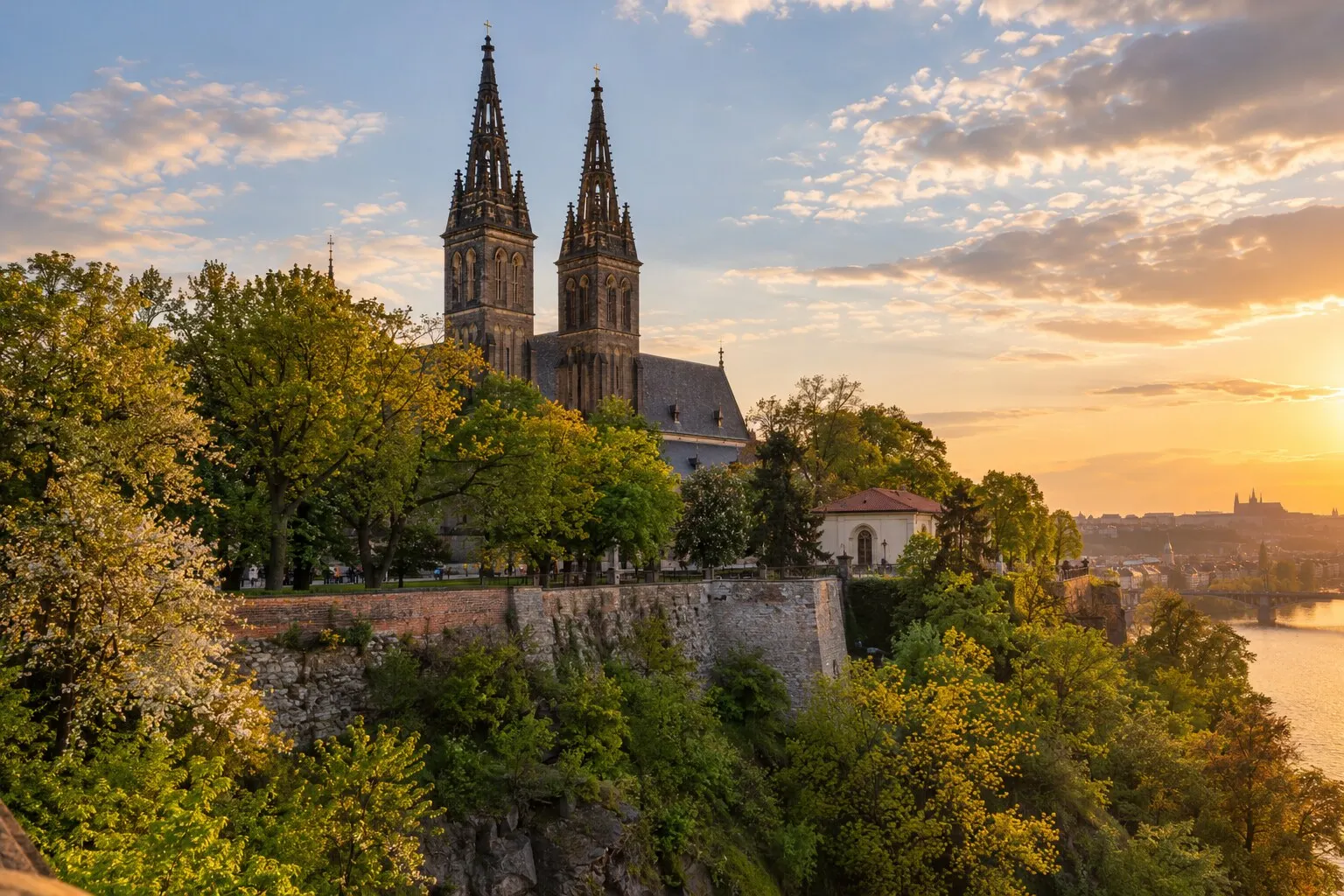 Vyšehrad & the Slavín Cemetery, Prague