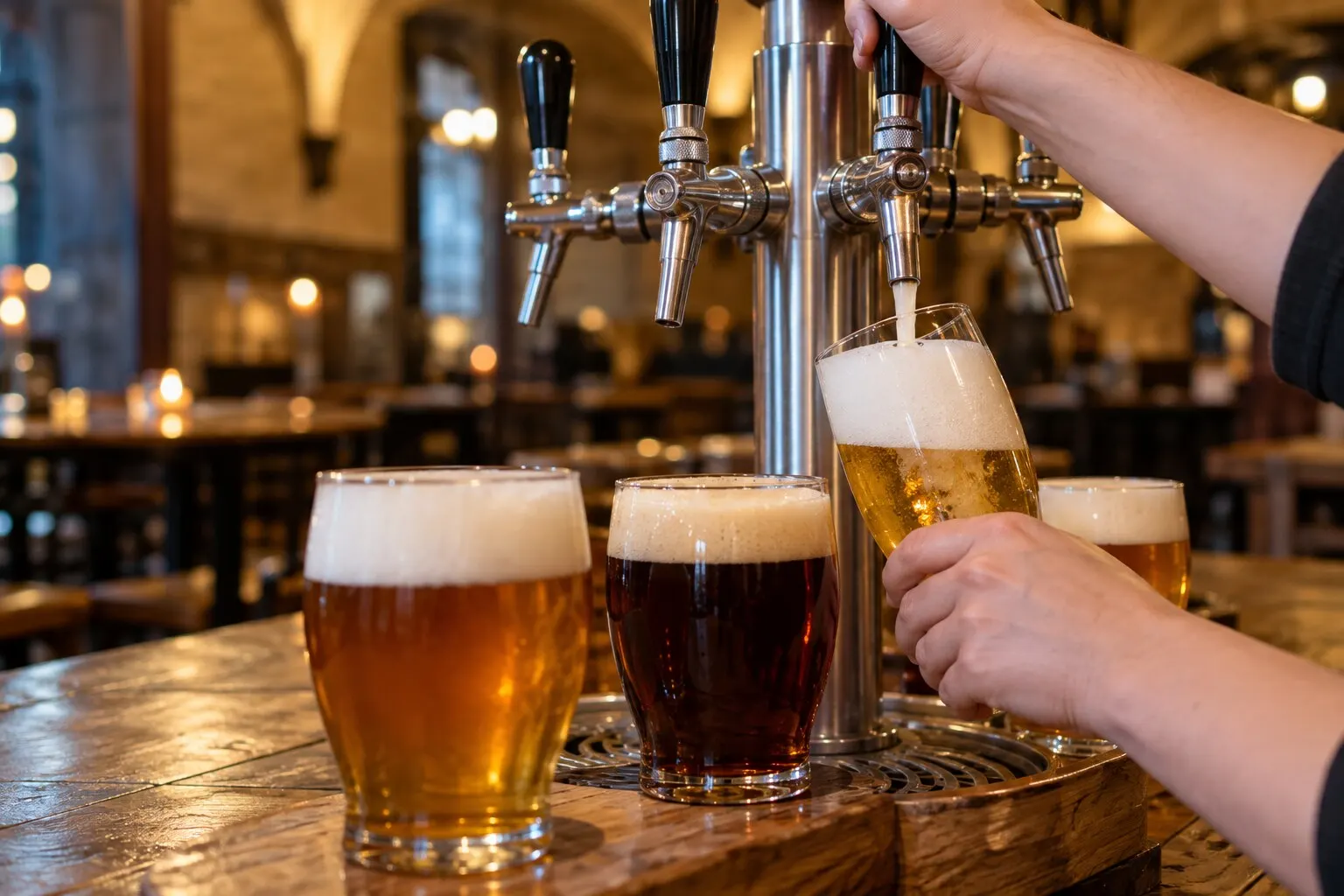 Self-Pour Czech Beer Tasting, Prague