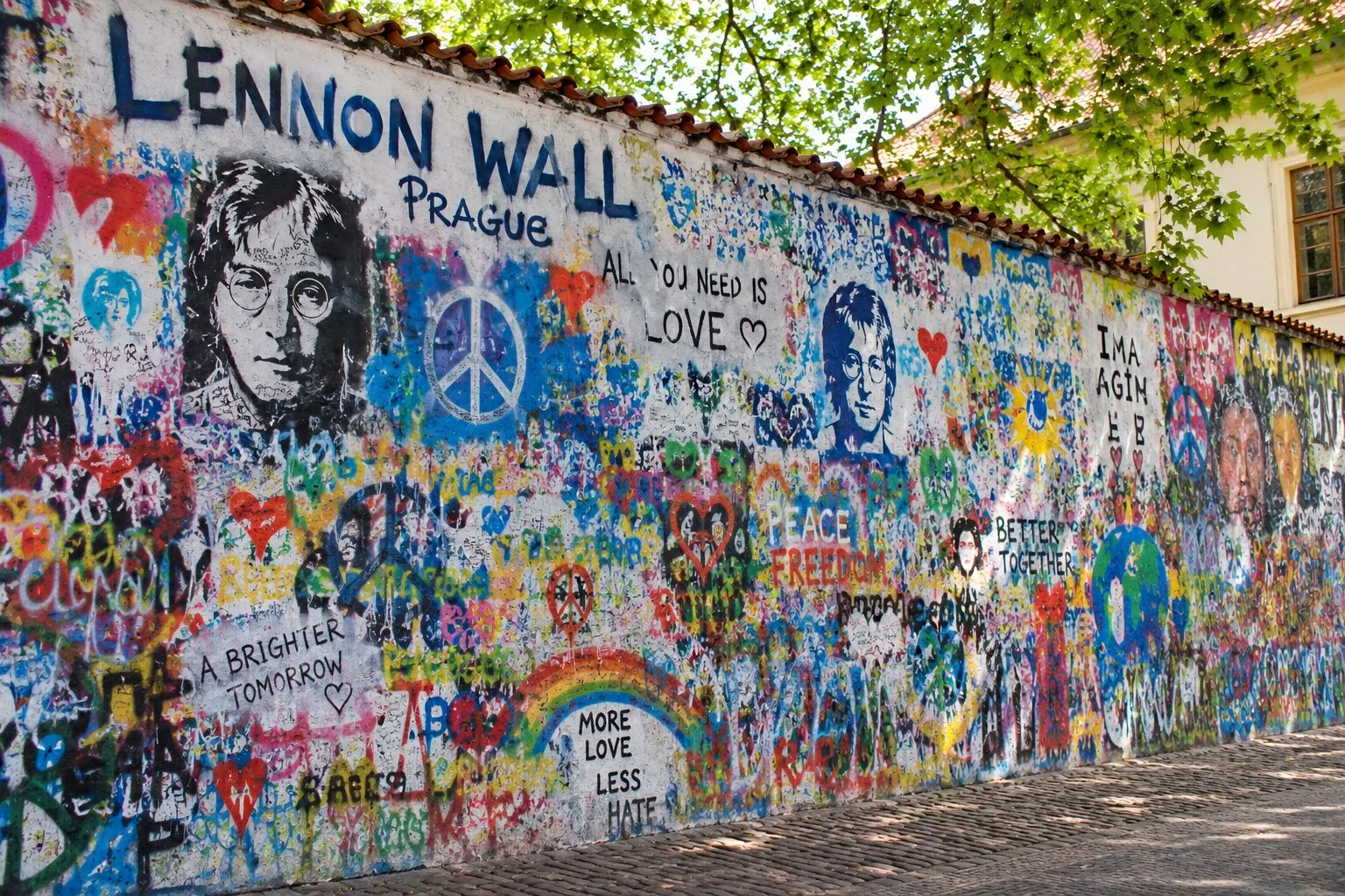 Kampa Island & the Lennon Wall, Prague