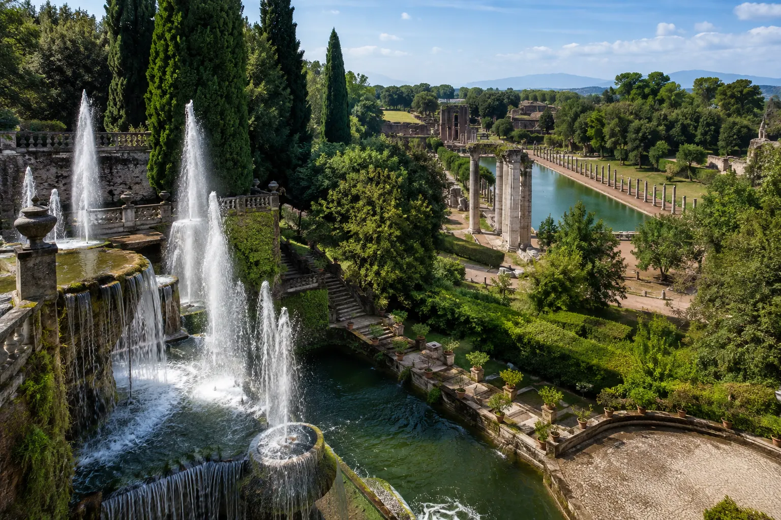 Day Trip: Tivoli — Villa d'Este & Hadrian's Villa, Rome