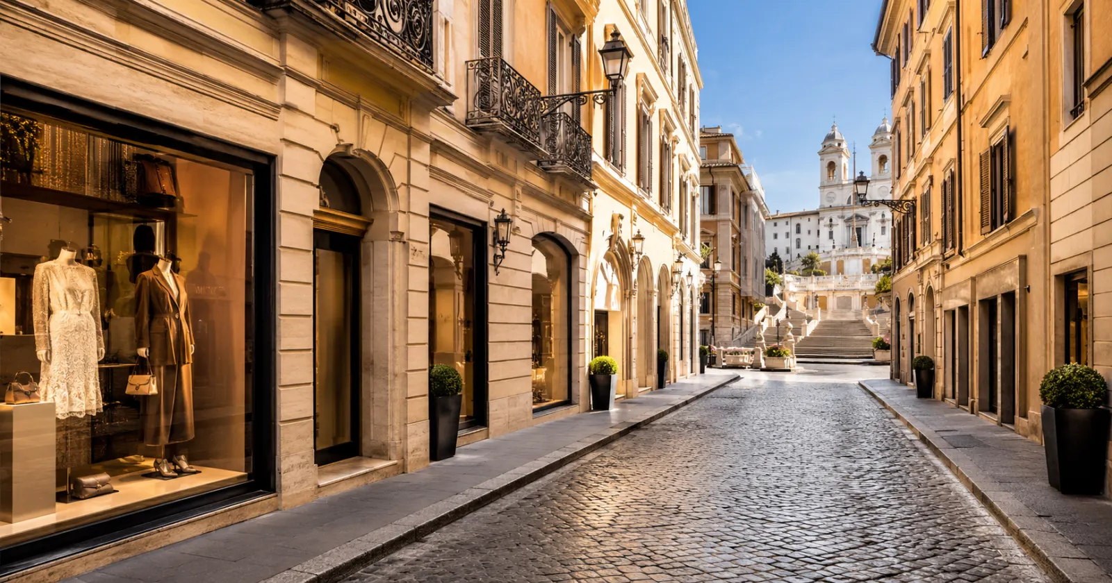 Via dei Condotti & Via della Croce, Rome