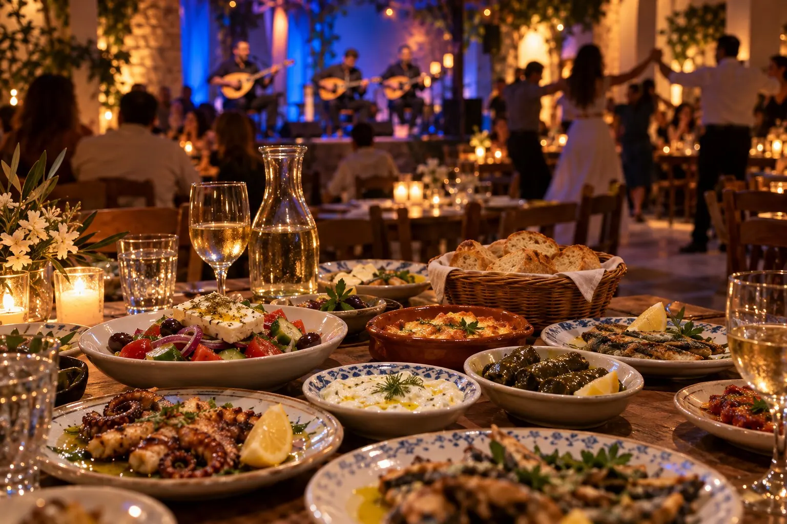 Griechischer Abend: Abendessen, Theater und Musik, Athen