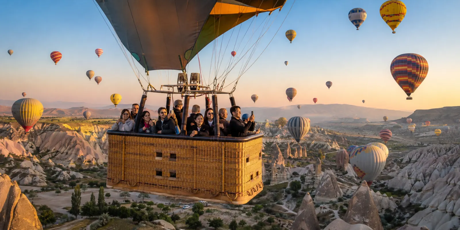 Güneşin Doğuşu Sıcak Hava Balonu Uçuşu, Kapadokya