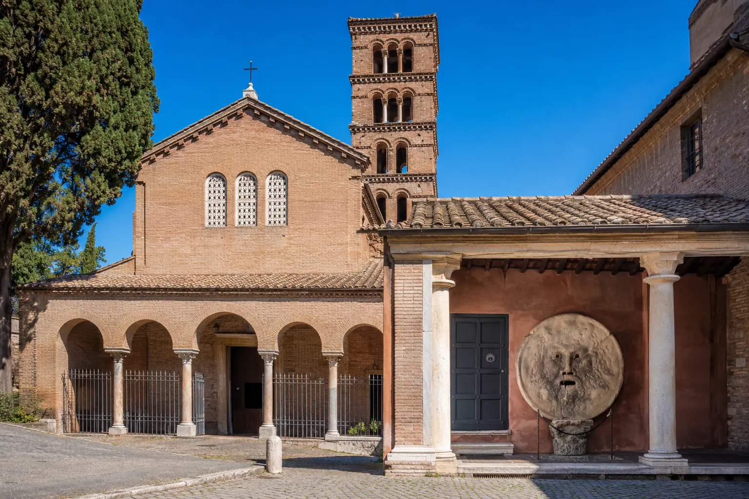 The Mouth of Truth & Santa Maria in Cosmedin, Rome