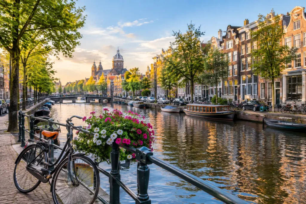 Amsterdam Canal Ring Walking Route: 6 km